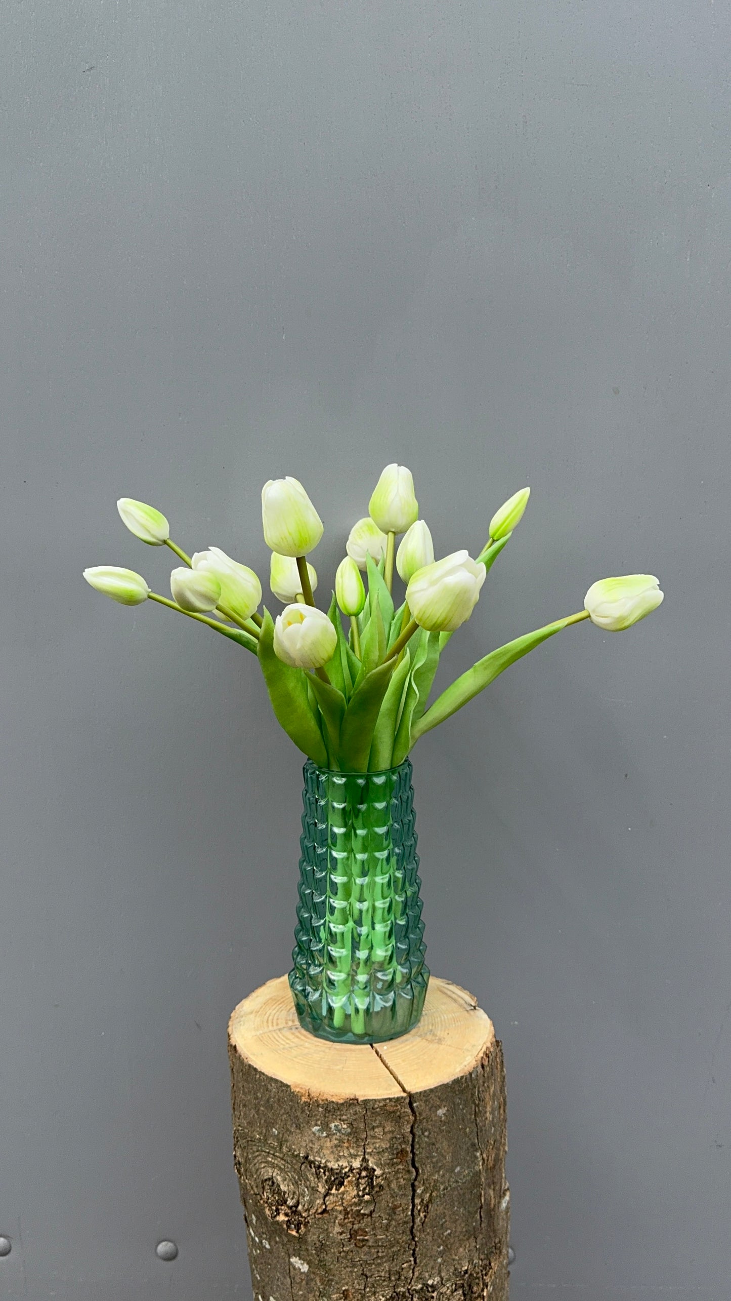 Bosje tulpen wit