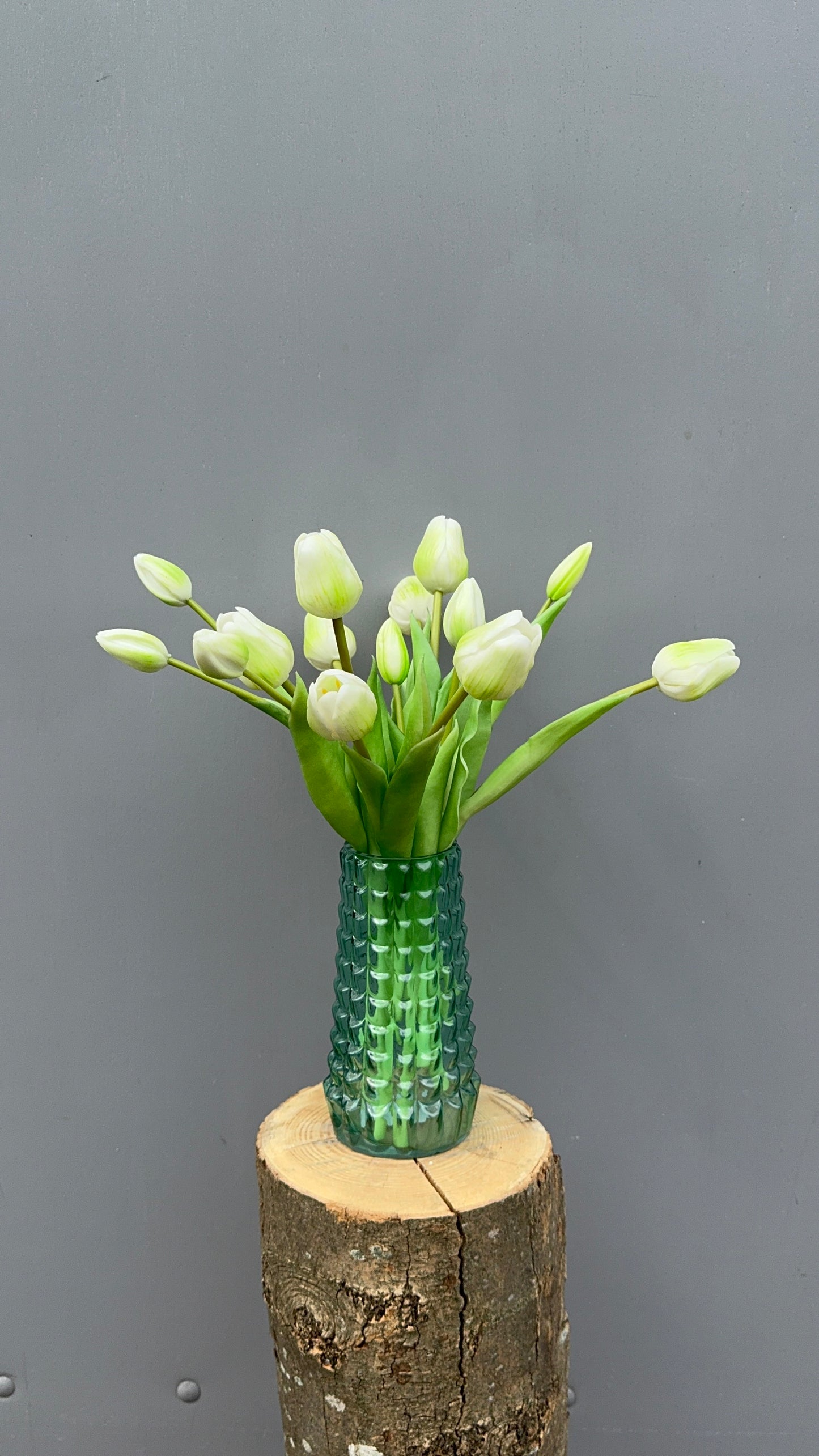 Bosje tulpen wit