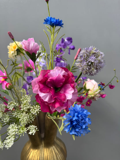 Bloemstuk Amethistspreeuw (incl. vaas)