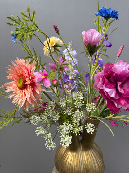 Bloemstuk Amethistspreeuw (incl. vaas)