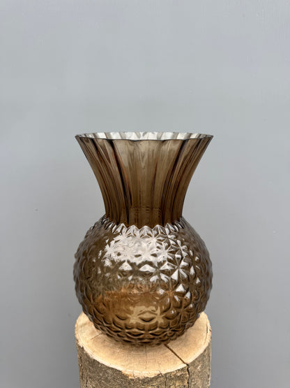 Vaas Textuur taupe (groot)