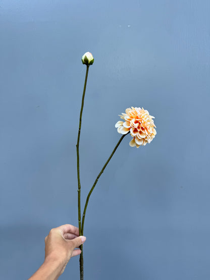 Dahlia peach (Silk-ka)